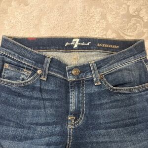 7 For All Mankind Women's (Roxanne) Blue Jeans
